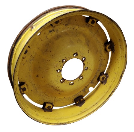 8-Hole Rim with Clamp/Loop Style Center for 40" Rim, John Deere Yellow