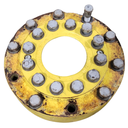 10-Hole Wedg-Lok OE Style, 4.725" (120.015mm) axle, John Deere Yellow