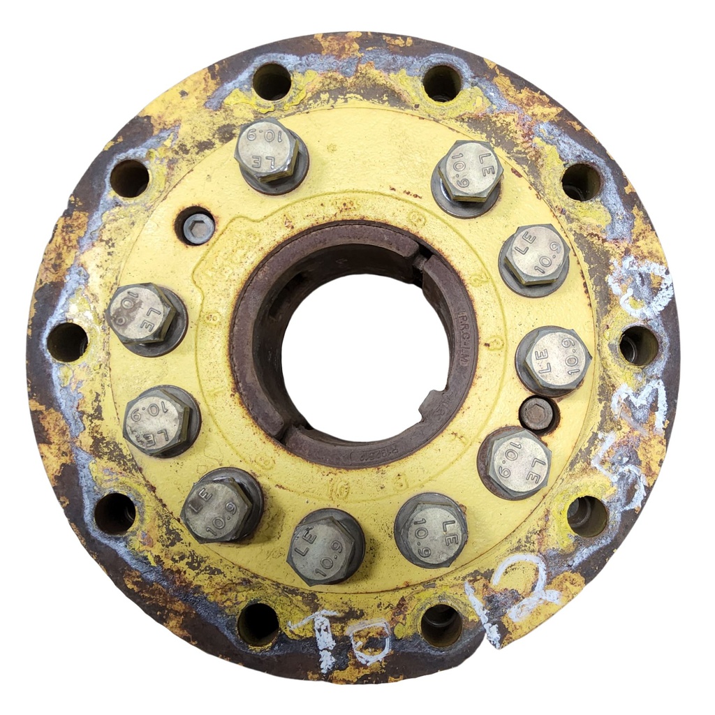 10-Hole Wedg-Lok OE Style, 4.725" (120.015mm) axle, John Deere Yellow