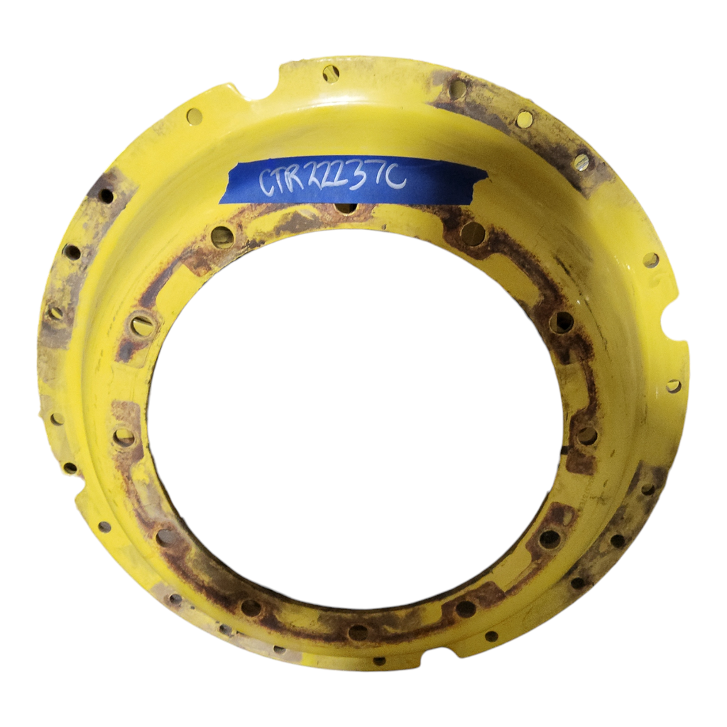 12-Hole Waffle Wheel (Groups of 3 bolts)HD Center for 34" Rim, John Deere Yellow