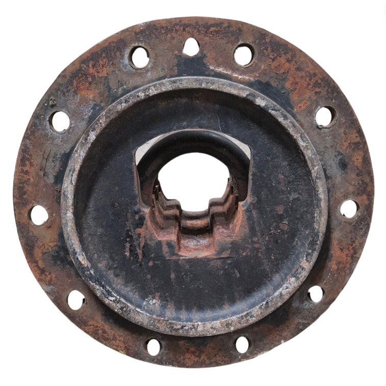 10-Hole 3 U-Bolt Style, 4" (101.6mm) axle, Black