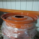 12"W x 30"D, Kubota Orange 8-Hole Formed Plate