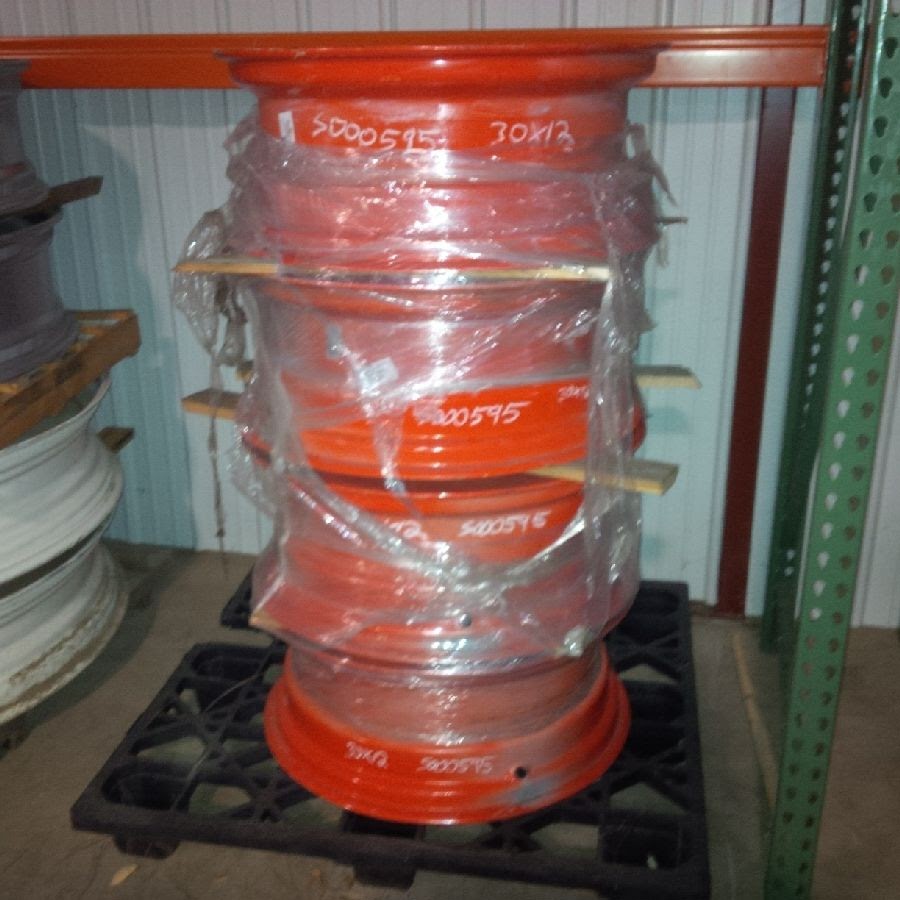 12"W x 30"D, Kubota Orange 8-Hole Formed Plate