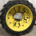 10"W x 38"D, John Deere Yellow 12-Hole Stub Disc