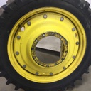 10"W x 38"D, John Deere Yellow 12-Hole Stub Disc