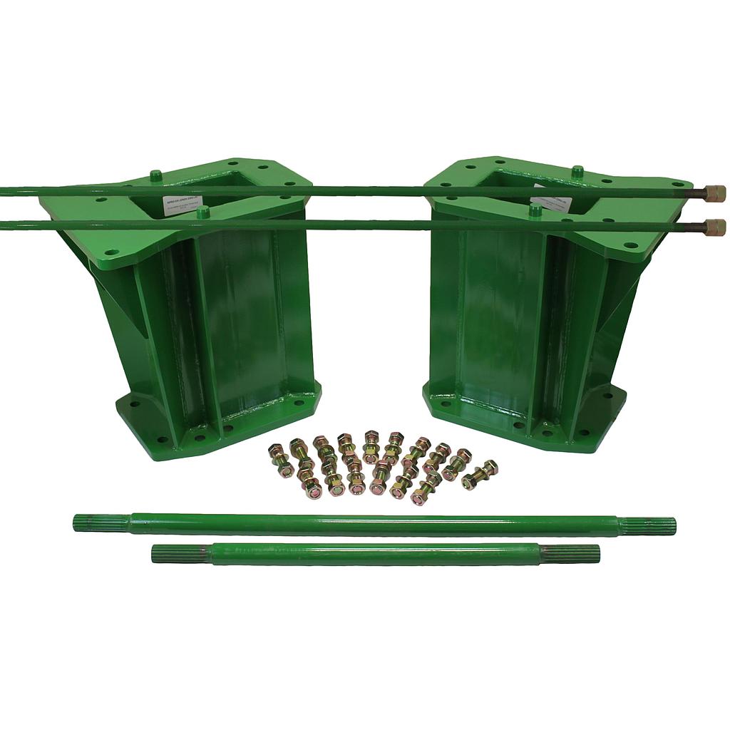 23.5"L Combine Frame Extension, w/Shafts, Hdw & Truss Rod, John Deere Combine 9000STS/"S" Series ("B" Std 18/18 Spline Long/Short Drive Shafts), John Deere Green