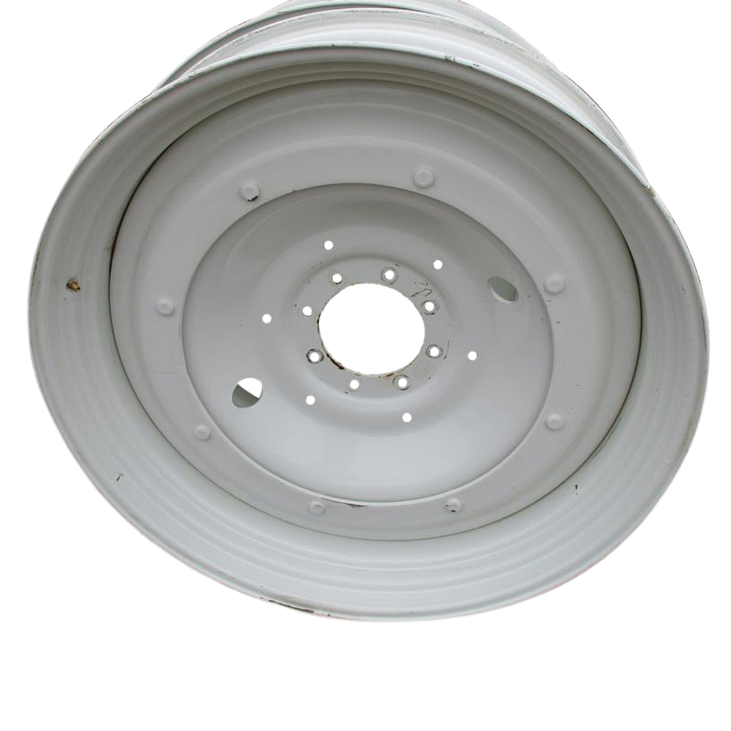 12"W x 46"D, White 8-Hole Stub Disc