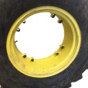 12"W x 24"D, John Deere Yellow 8-Hole Rim with Clamp/Loop Style (groups of 2 bolts)