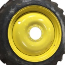 13"W x 46"D, John Deere Yellow 12-Hole Bubble Disc