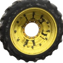 10"W x 38"D, John Deere Yellow 12-Hole Stub Disc