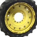 10"W x 38"D, John Deere Yellow 12-Hole Stub Disc