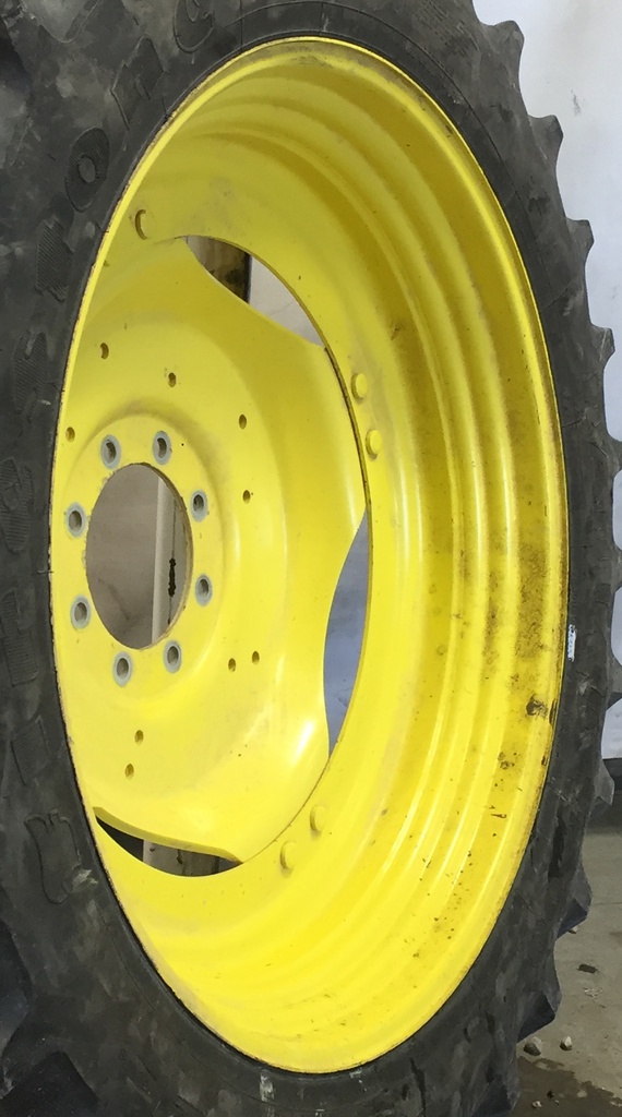 10"W x 42"D, John Deere Yellow 8-Hole Stub Disc (groups of 2 bolts)