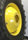 23"W x 38"D, John Deere Yellow 20-Hole Dolly Dual Hi-Tensile Steel