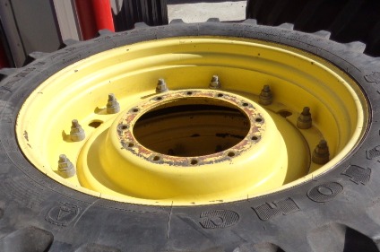 10"W x 38"D, John Deere Yellow 12-Hole Stub Disc