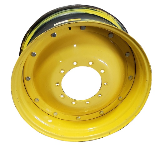 [T011545CTR] 10-Hole Stub Disc Center for 34" Rim, John Deere Yellow