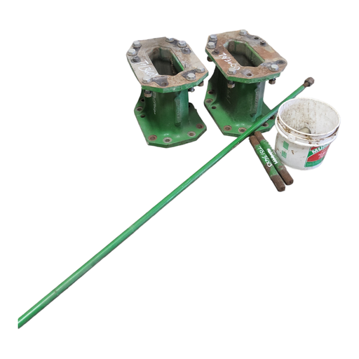 [T013600] 15.75"L Combine Frame Extension for John Deere Combine 9000STS/"S" Series ("B" Std 18/18 Spline Long/Short Drive Shafts), John Deere Green