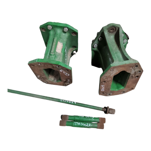 [T013623] 15.75"L Combine Frame Extension for John Deere Combine "S" Series ("D"22/22 spline drive shafts), John Deere Green