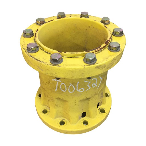 [T006327-Z] 10-Hole 15"L Hub Extension, John Deere Yellow