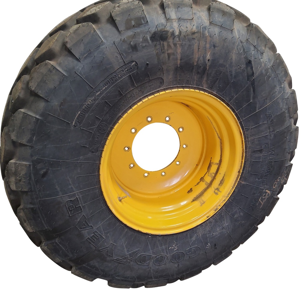 20"W x 26"D, Hagie Orange 10-Hole Formed Plate