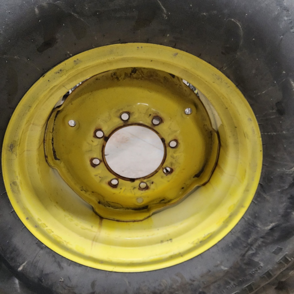 14"W x 20"D, John Deere Yellow 8-Hole Implement