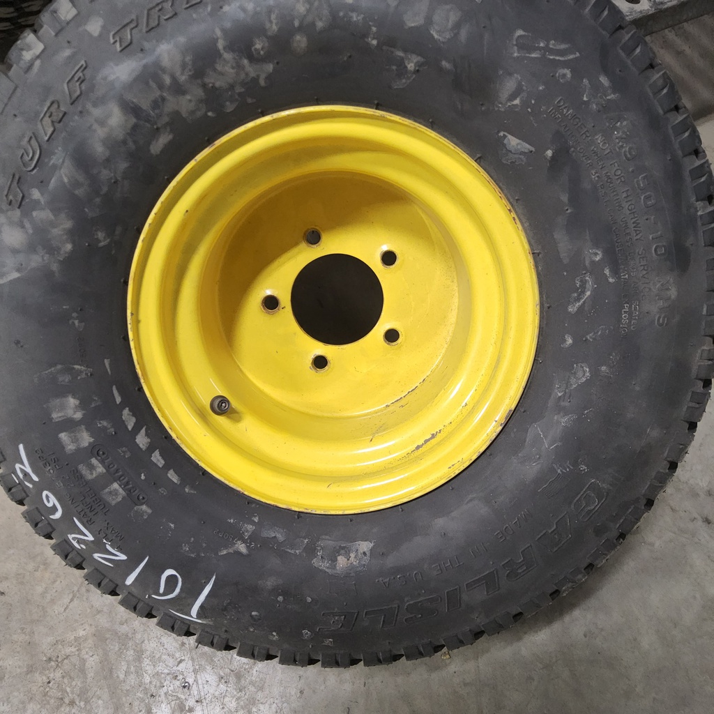 8.5"W x 10"D, John Deere Yellow 5-Hole Implement