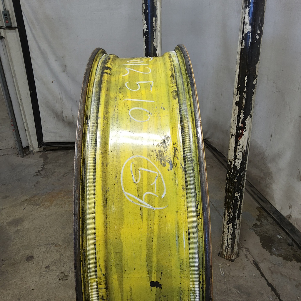 12"W x 54"D, John Deere Yellow 12-Hole Stub Disc