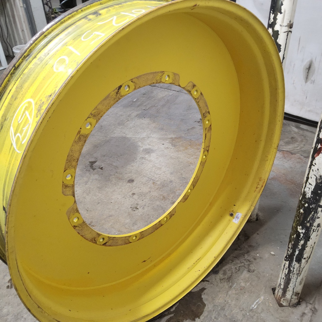 12"W x 54"D, John Deere Yellow 12-Hole Stub Disc