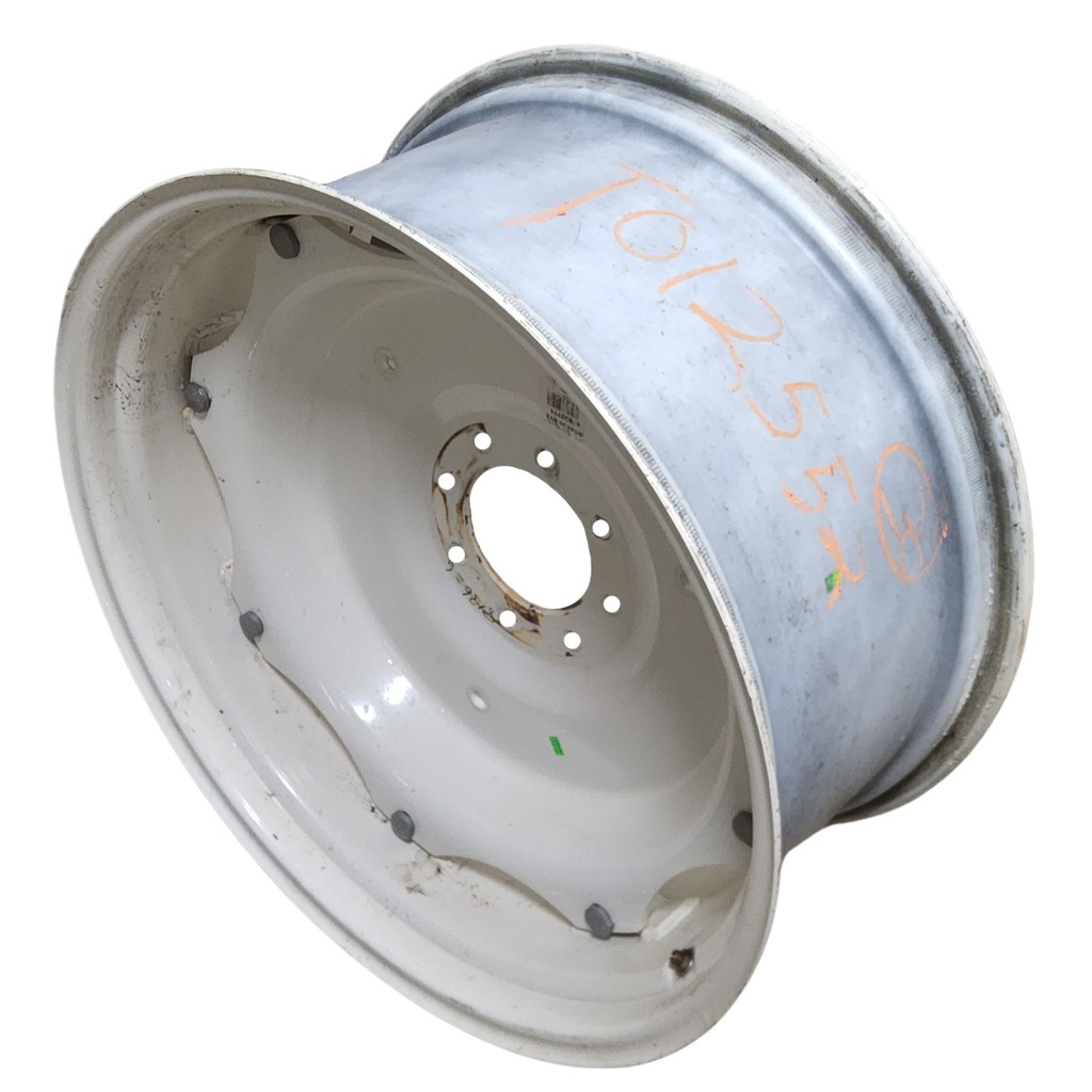 14"W x 30"D, New Holland White 8-Hole Rim with Clamp/Loop Style