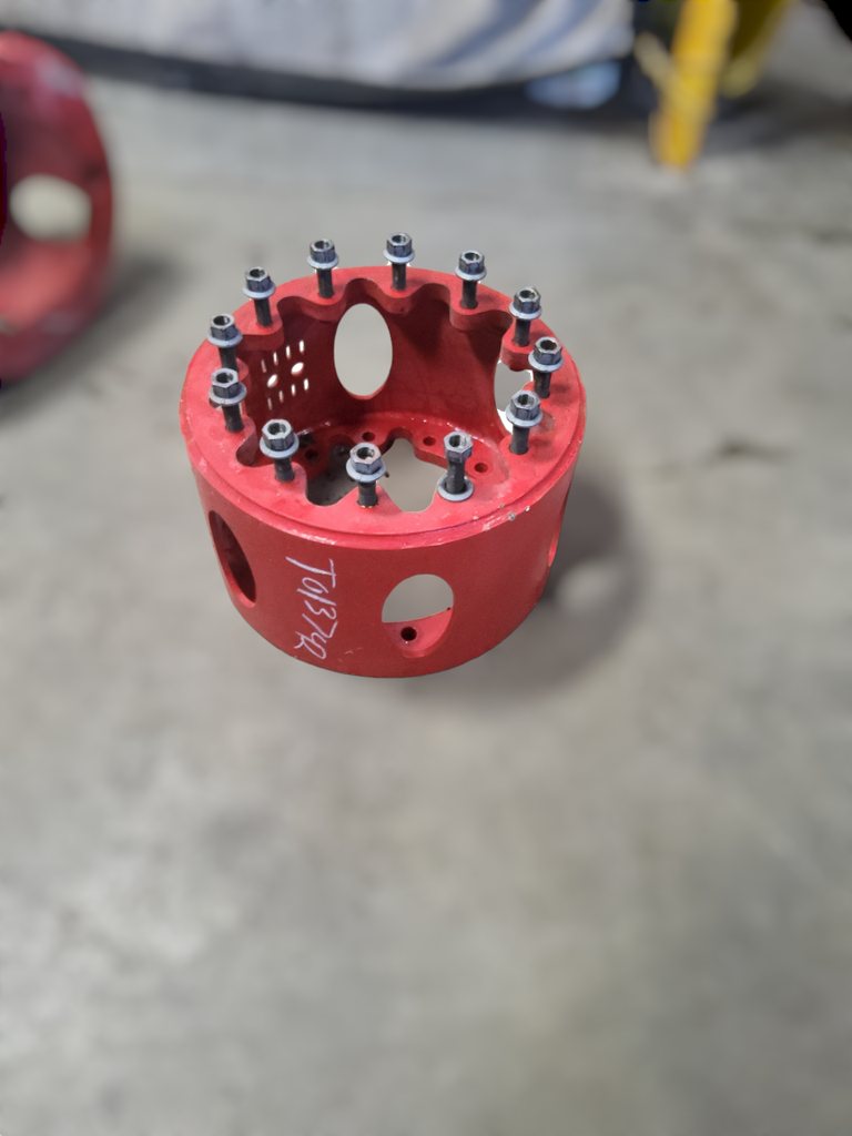 12-Hole 13.5"L FWD Spacer, Fendt/Agco Red