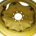 8-Hole Rim with Clamp/Loop Style Center for 24" Rim, John Deere Yellow