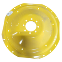 8-Hole Waffle Wheel (Groups of 3 bolts, w/weight holes) Center for 38"-54" Rim, John Deere Yellow