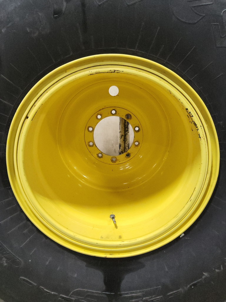 44"W x 32"D, John Deere Yellow 10-Hole Formed Plate 3-Piece