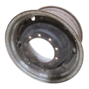 15"W x 28"D, Case IH Silver Mist 8-Hole Rim with Clamp/Loop Style