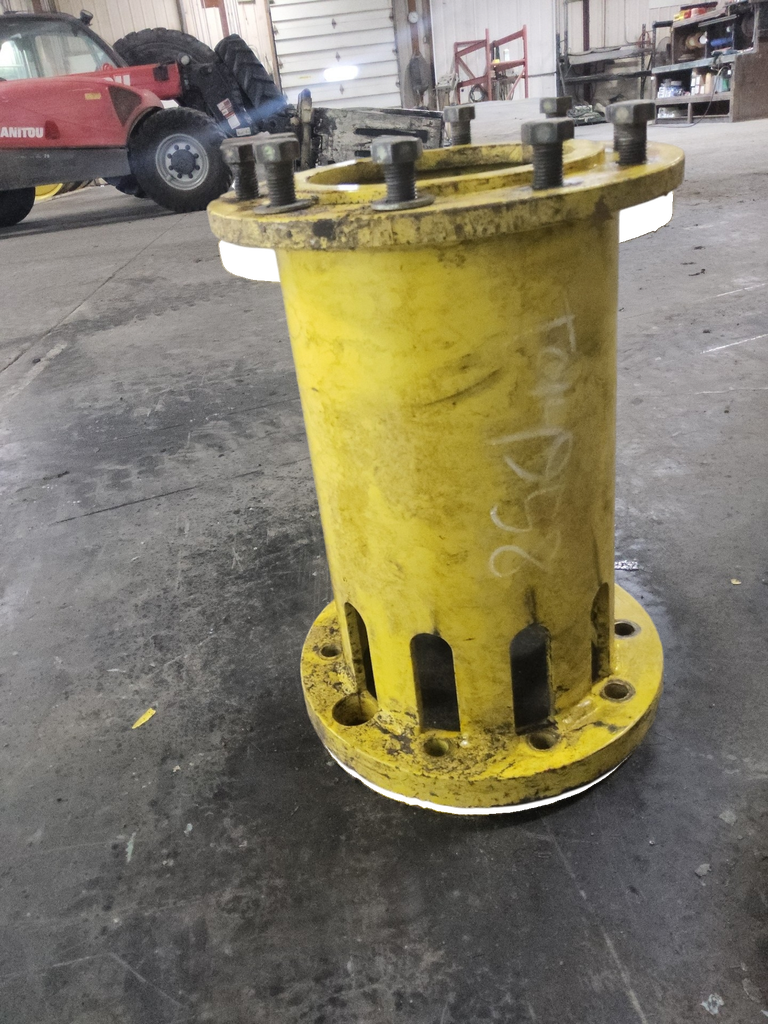 10-Hole 21.5"L Hub Extension/Triple, John Deere Yellow