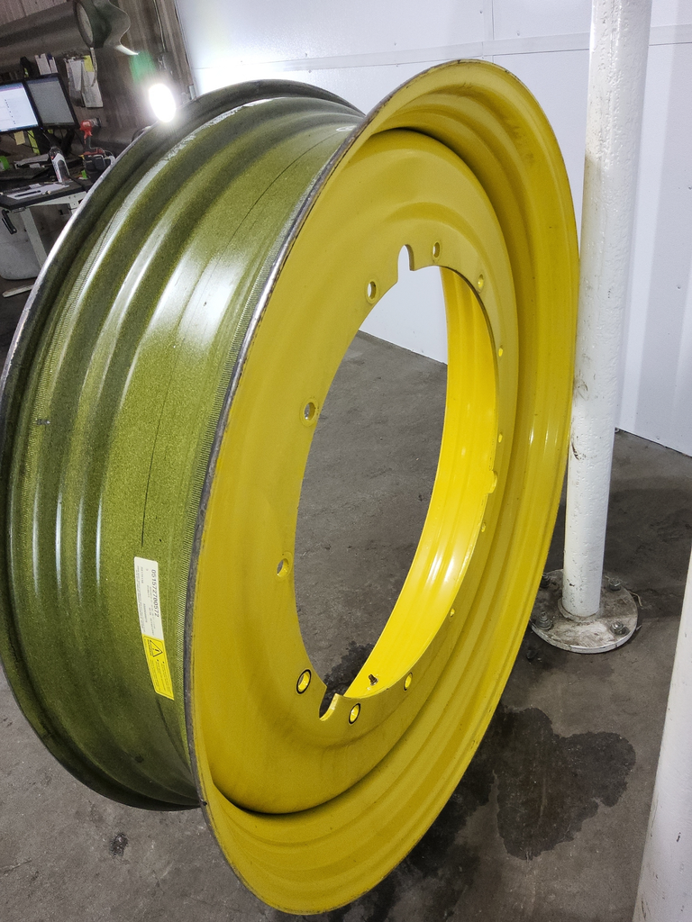 12"W x 50"D, John Deere Yellow 12-Hole Stub Disc