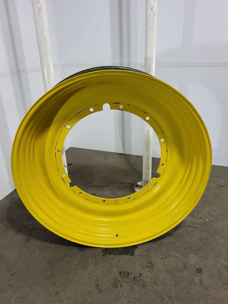 12"W x 50"D, John Deere Yellow 12-Hole Stub Disc