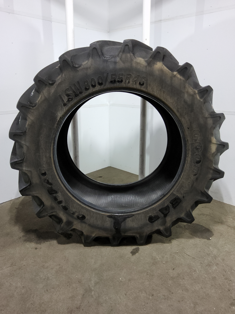 LSW800/55R46 Goodyear Farm DT830 Optitrac R-1W