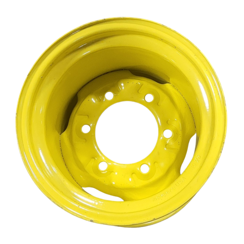 10.5"W x 12"D, John Deere Yellow 6-Hole Implement