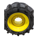 38"W x 32"D, John Deere Yellow 12-Hole Formed Plate