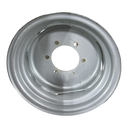 7"W x 14"D, Case IH Silver Mist 6-Hole Formed Plate