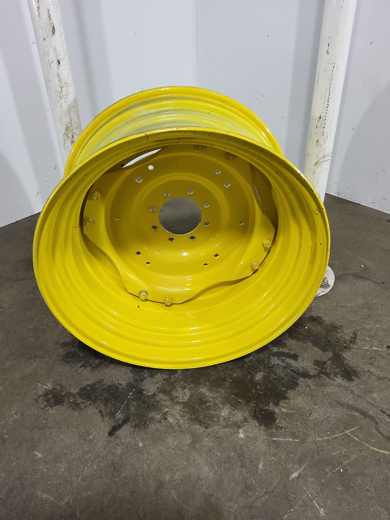 15"W x 30"D, John Deere Yellow 8-Hole Stub Disc (groups of 2 bolts)