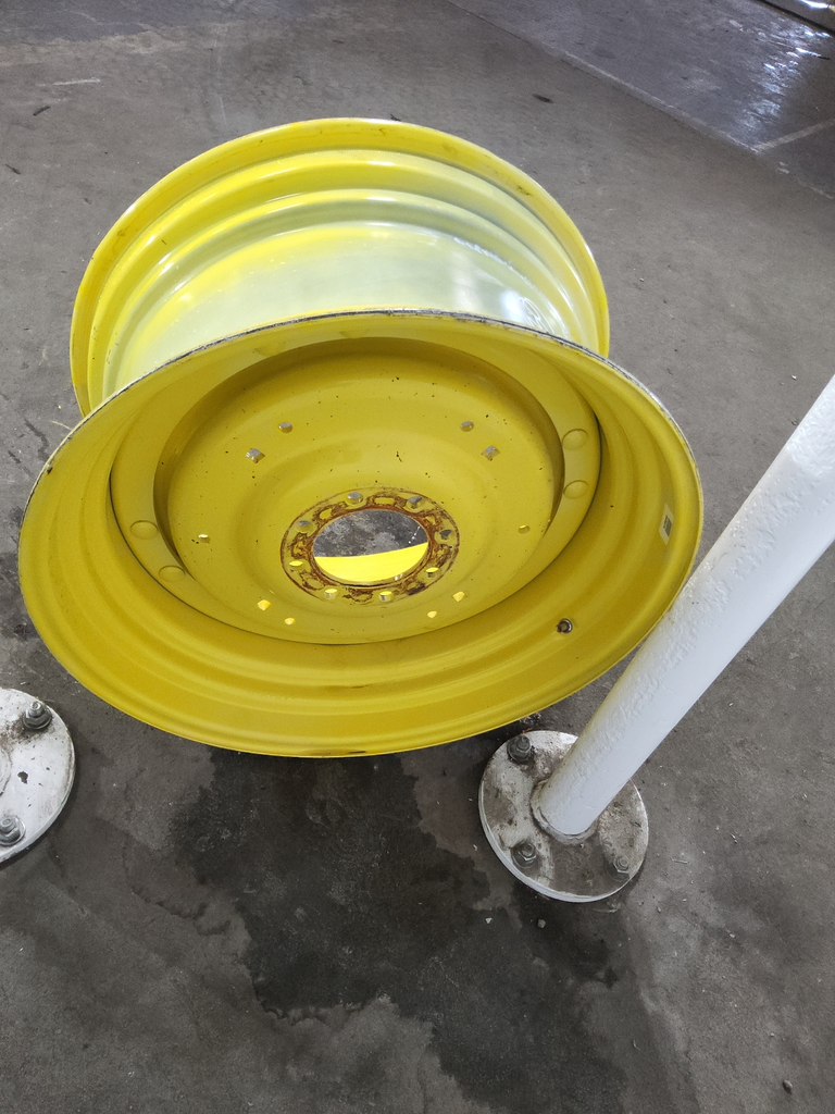 15"W x 30"D, John Deere Yellow 8-Hole Stub Disc (groups of 2 bolts)