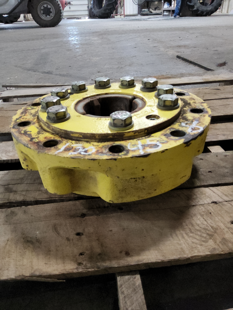 10-Hole Wedg-Lok OE Style, 4.33" (110.01mm) axle, John Deere Yellow