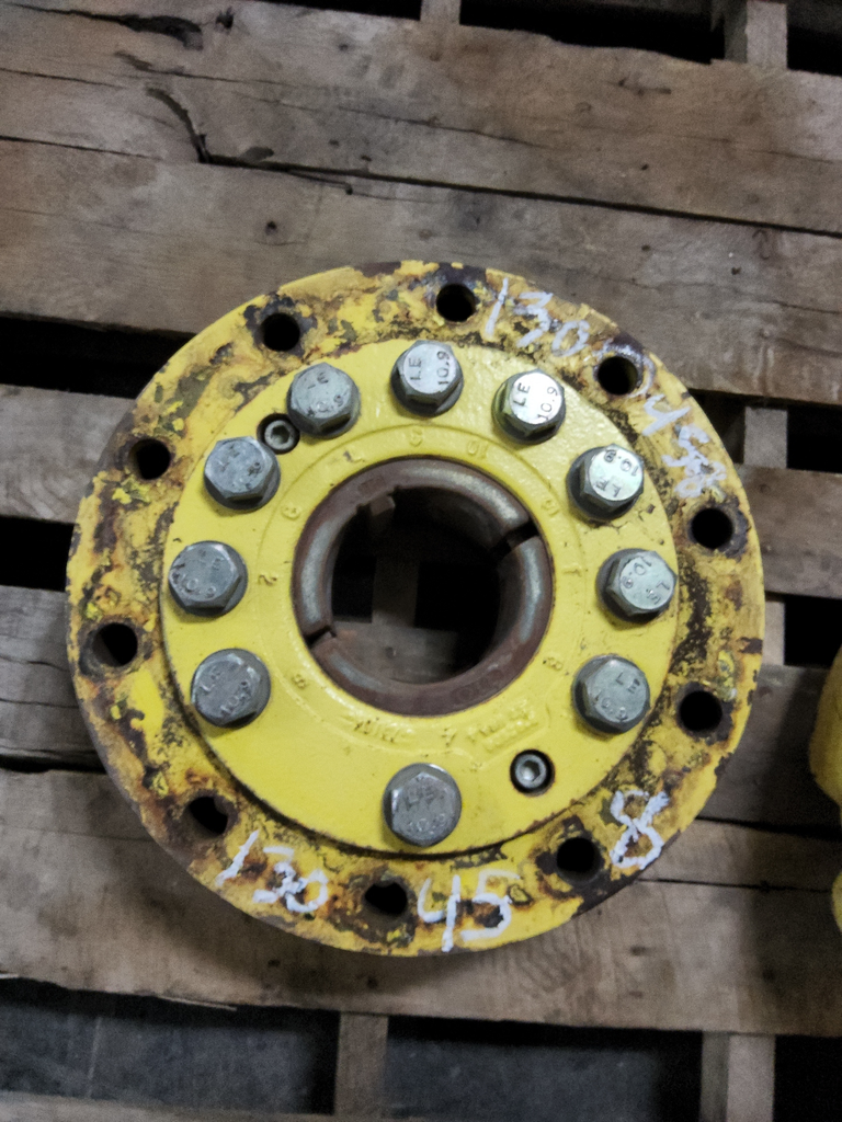 10-Hole Wedg-Lok OE Style, 4.33" (110.01mm) axle, John Deere Yellow