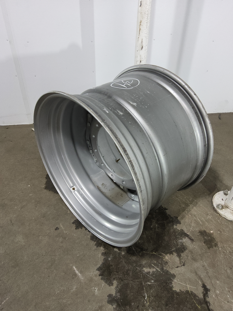 23"W x 34"D, Case IH Silver Mist 12-Hole Waffle Wheel (Groups of 3 bolts)
