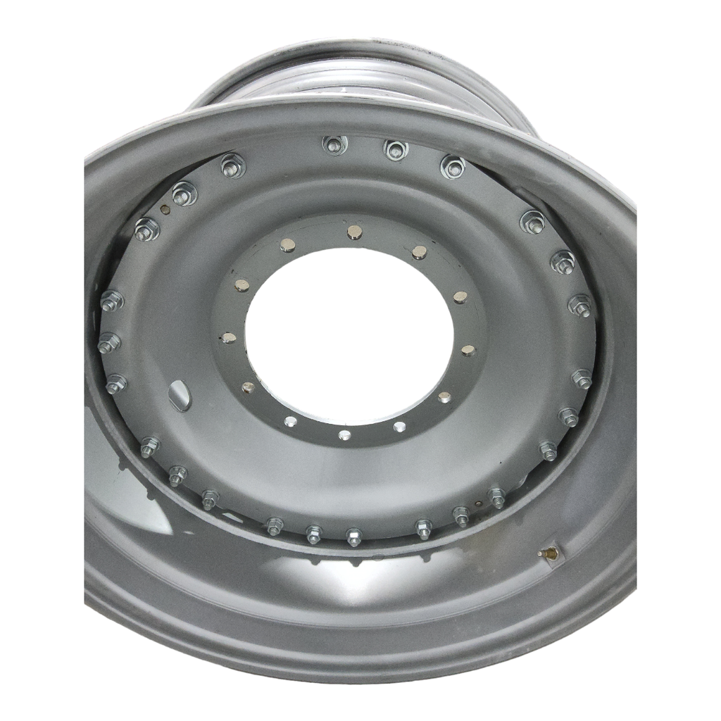 12-Hole Waffle Wheel (Groups of 3 bolts)HD Center for 34" Rim, Case IH Silver Mist