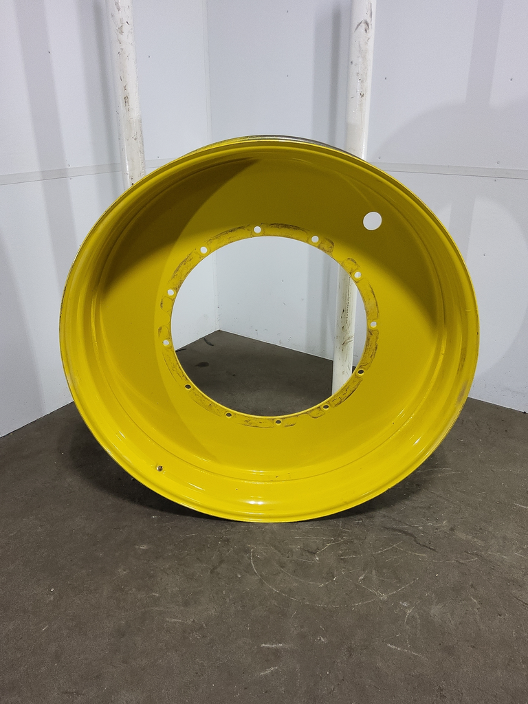 12"W x 54"D, John Deere Yellow 12-Hole Stub Disc