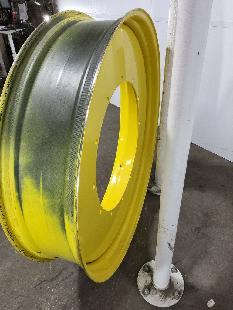 12"W x 54"D, John Deere Yellow 12-Hole Stub Disc