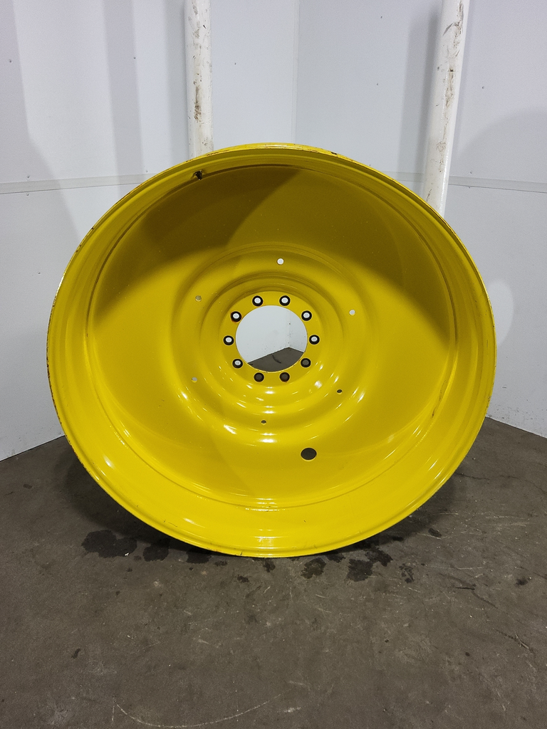 12"W x 54"D, John Deere Yellow 10-Hole Formed Plate