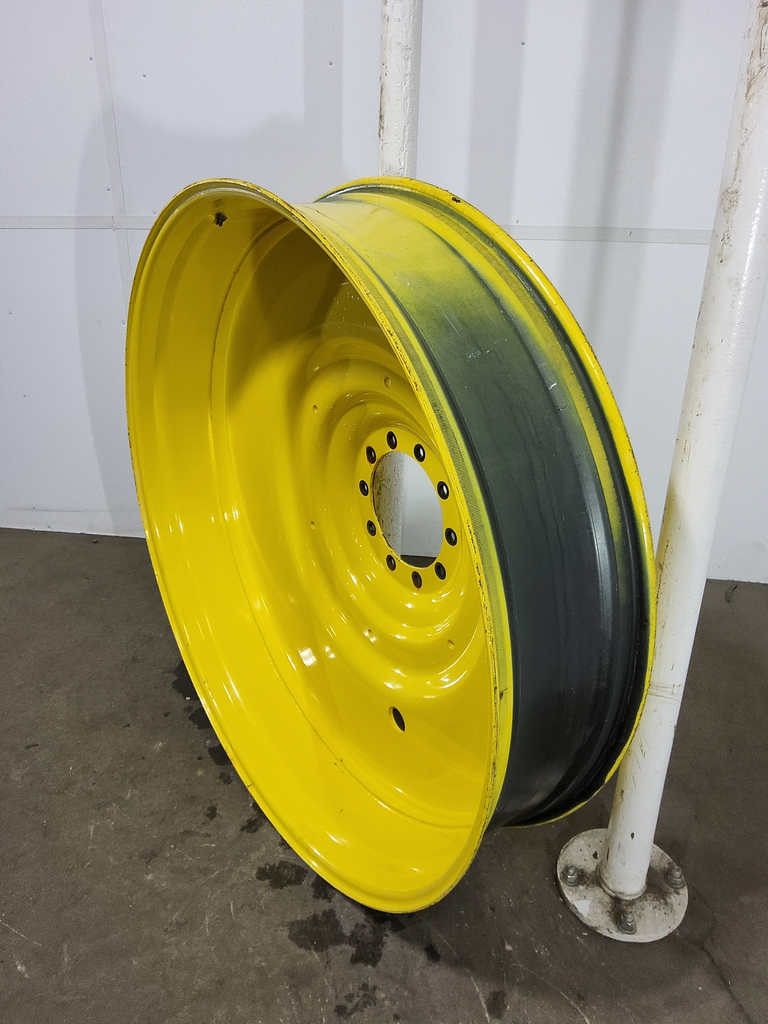 12"W x 54"D, John Deere Yellow 10-Hole Formed Plate